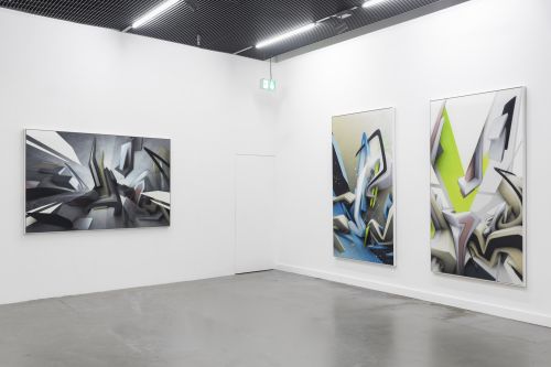Exhibitionview: ''mirko reisser (DAIM) | monolog'' | Kunsthalle Luzern | Luzern (Schweiz) | 13. Juli - 12. August 2018 | Artist: Mirko Reisser (DAIM) | Courtesy: Kunsthalle Luzern | Photo: Kilian Bannwart