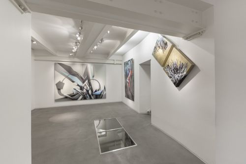 Exhibitionview: "Abstraction 21 | DAIM&LOKISS" | Hélène Bailly Gallery, Paris / France | 19.09. - 12.10.2013