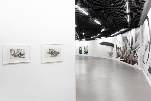 Exhibitionview: ''mirko reisser (DAIM) | monolog'' | Kunsthalle Luzern | Luzern (Schweiz) | 13. Juli - 12. August 2018 | Artist: Mirko Reisser (DAIM) | Courtesy: Kunsthalle Luzern | Photo: Kilian Bannwart