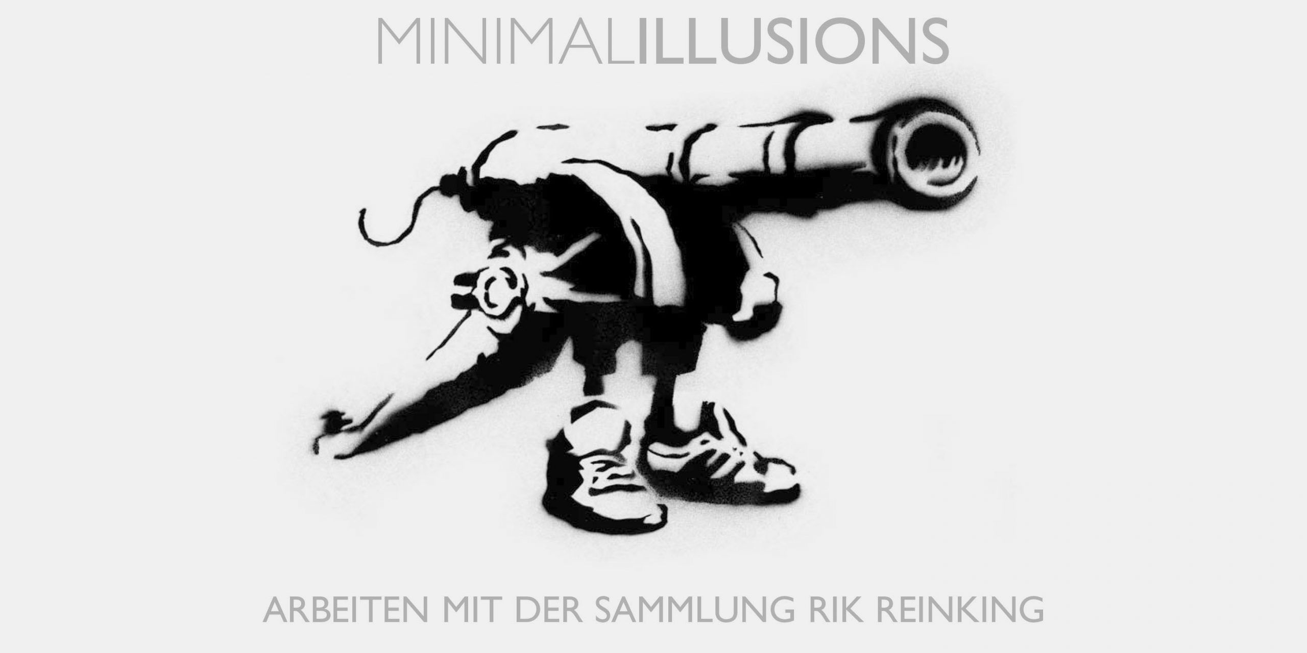 "Minimal Illusions - Arbeiten mit der Sammlung Rik Reinking", Villa Merkel und Bahnwärterhaus, Galerien der Stadt Esslingen am Neckar, Pulverwiesen 25, 73726 Esslingen am Neckar. 19.02.2006 - 17.04.2006 (Faltblatt)