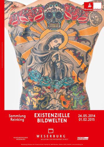 24. May 2014 - 01. February 2015: Existenzielle Bildwelten - Sammlung Reinking. Weserburg | Museum of modern Art, Bremen, Germany